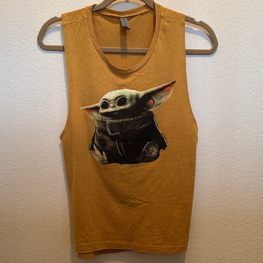 Next Level Apparel Baby Yoda Tank Top